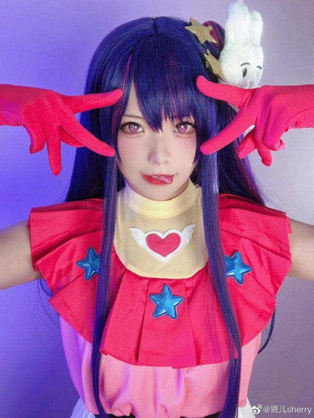知名度coser“贤儿sherry”化身星野爱，完美演绎《我推的孩子》角色-1