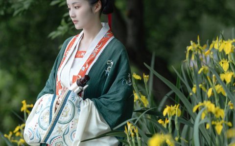画莫叶 唯美 古风 绿色 清冷美人 养眼&YiTuYu艺图语