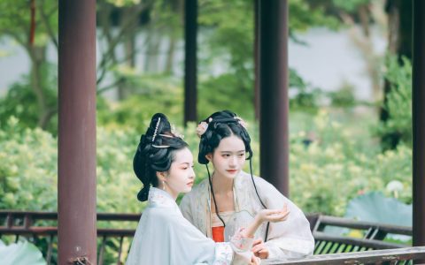 游园惊梦 古装 荷花 闺蜜&YiTuYu艺图语