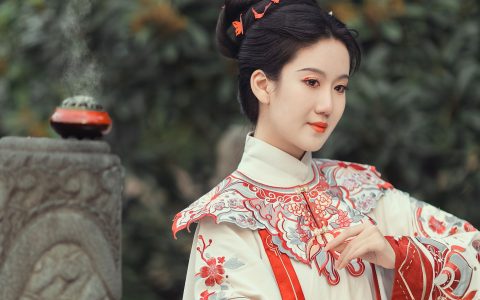 秋游净慈 伤感 意境 情感 中国风 古装 美人&YiTuYu艺图语