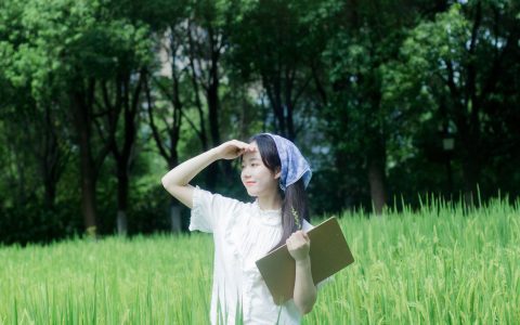 听风 治愈系 小清新 美好 文艺 青春 优美 养眼 绿色 少女&YiTuYu艺图语