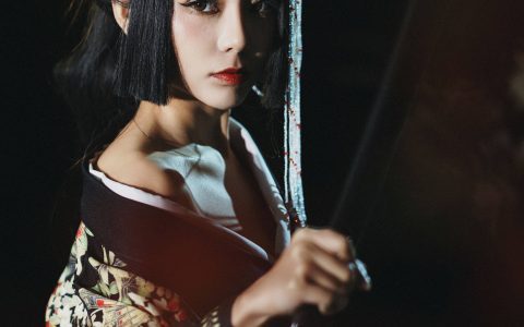 月下暗杀 唯美 好看个性 暗黑系 光影 人像艺术摄影 古装 武侠 日式和风&YiTuYu艺图语