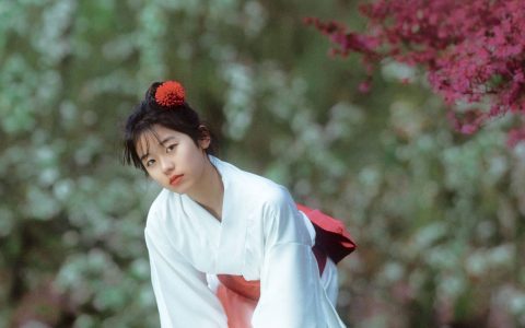 春日花 唯美 小清新 日式和风 日系 春天 少女 治愈系 美好 树林&YiTuYu艺图语