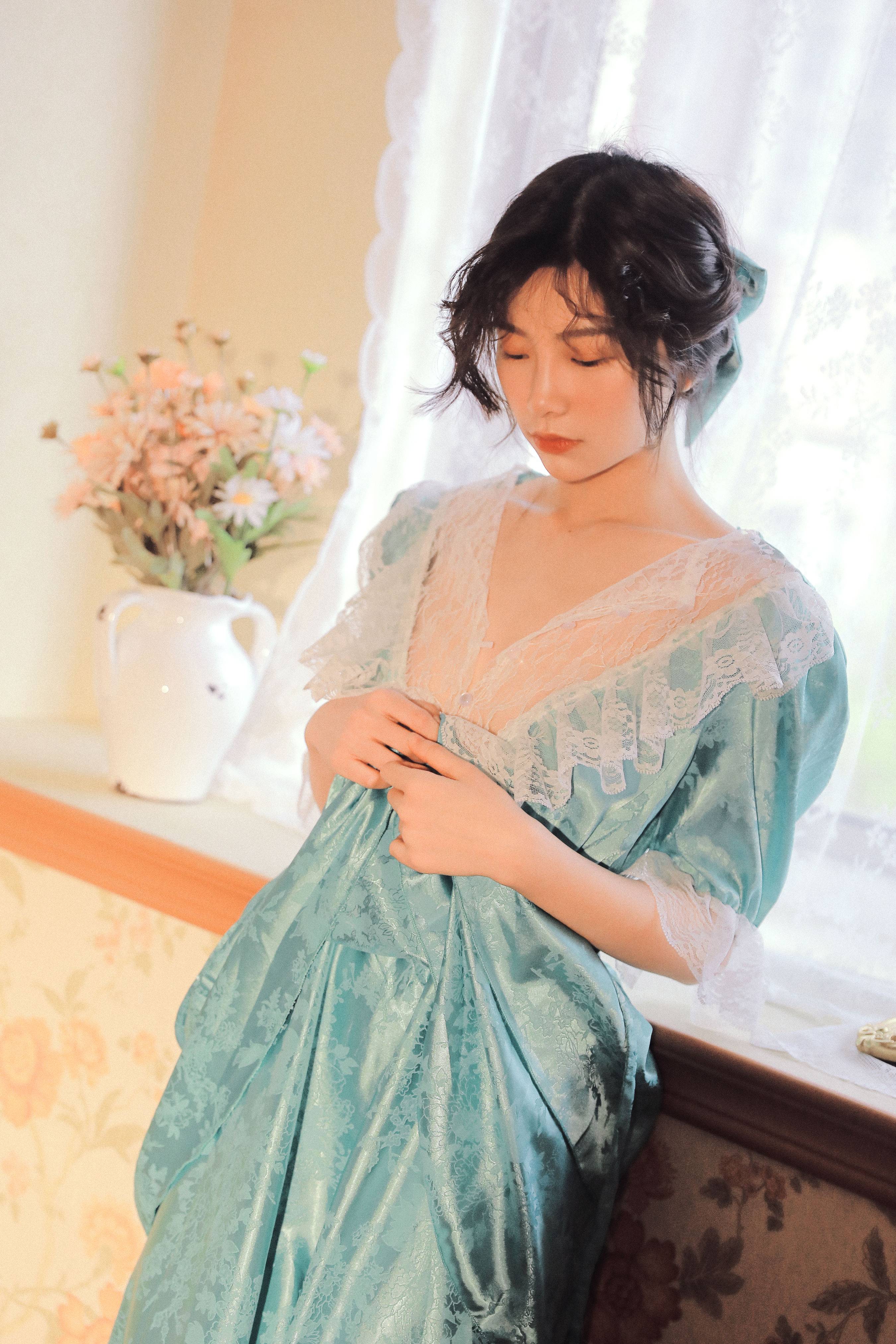 窗边少女 精美 养眼 女神 模特 人像 少女&YiTuYu艺图语-4