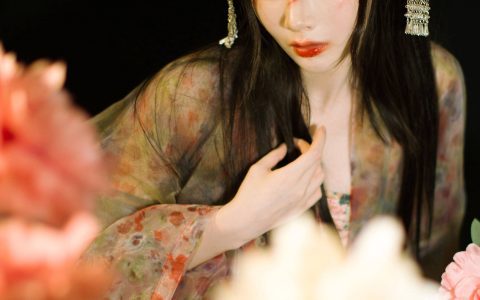 花语 优美 国风 写真模特 古风 花&YiTuYu艺图语