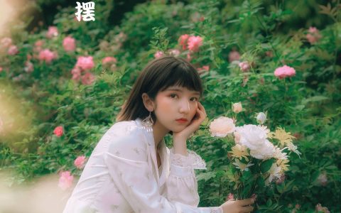 少女的裙摆 唯美 小清新 漂亮 优美 养眼 绿色 少女&YiTuYu艺图语