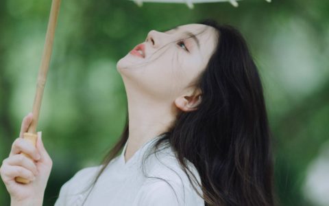 白色湖畔 唯美 小清新 中国风 漂亮 女神 江南&YiTuYu艺图语