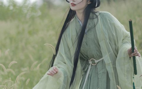 绿色 仙气 写真模特 古风 绿色 少女&YiTuYu艺图语