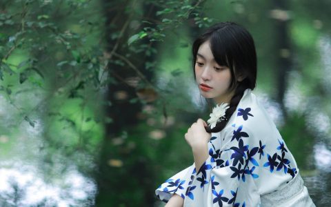 春日信徒 小清新 少女 日式和风 树林 春天&YiTuYu艺图语