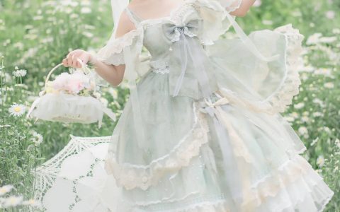 洛丽塔 小清新 绿色 少女 Lolita洛丽塔 精灵&YiTuYu艺图语