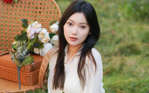 心有所期 小清新 模特 花 绿色&YiTuYu艺图语