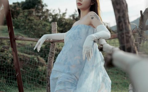 穿梭在牛群中,与牛共舞 唯美 女神 人像 小清新 漂亮&YiTuYu艺图语