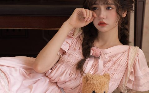 粉色连衣裙 模特 写真集 少女&YiTuYu艺图语