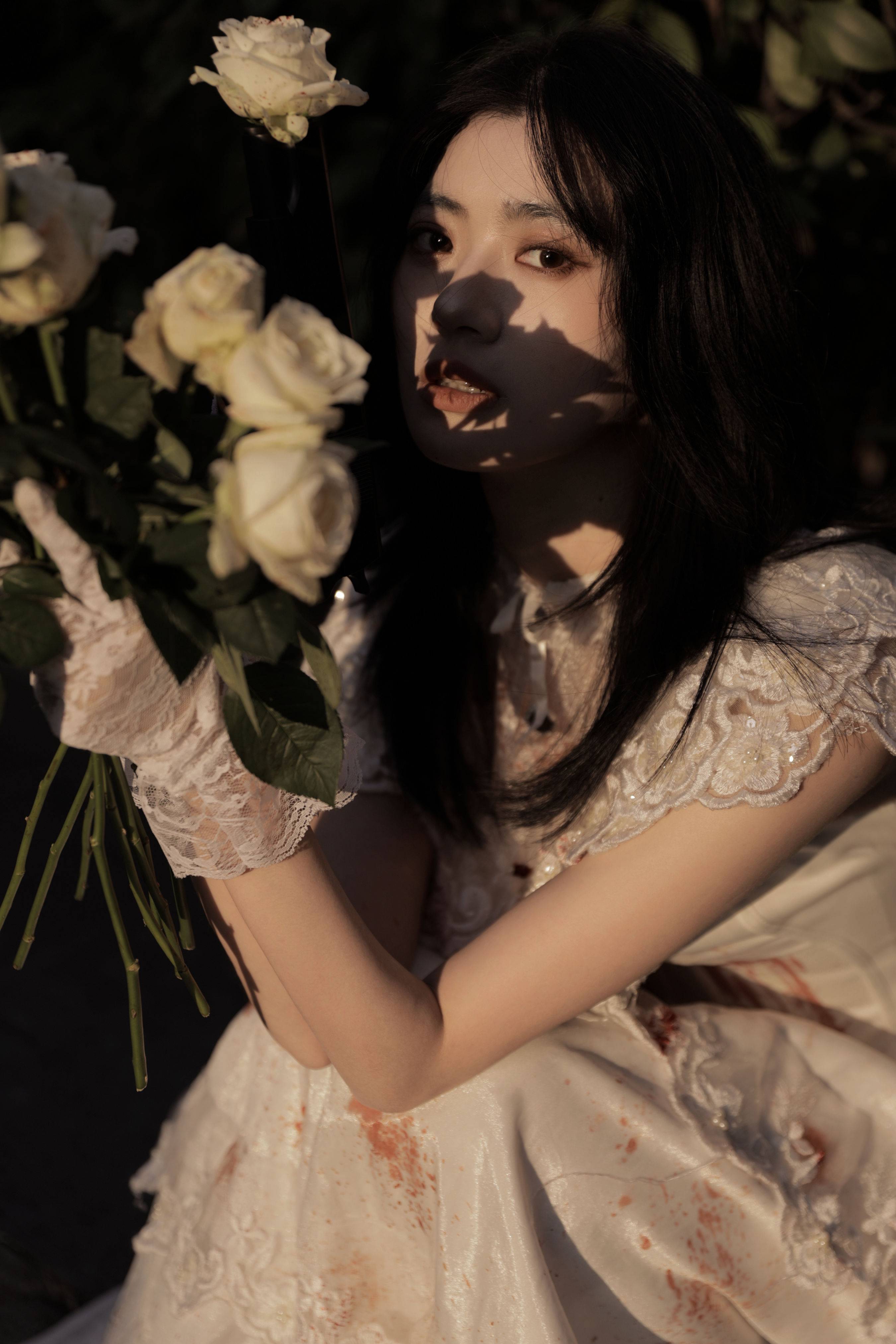 逃跑计划 非主流 丧系 情绪 人像 花 少女&YiTuYu艺图语-4