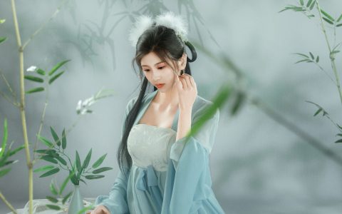 竹之邻 古典 艺术 中国风 美人 美图 仙气 工笔画&YiTuYu艺图语
