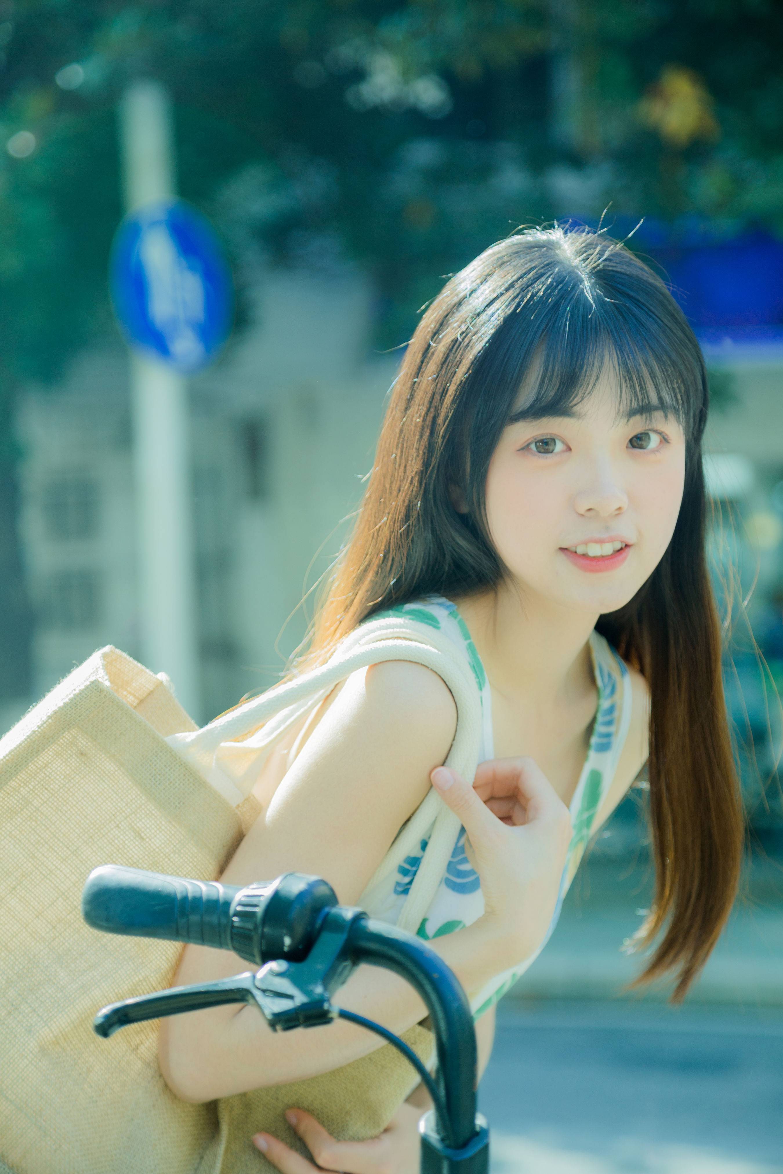 太阳可以是蓝色的吗 街拍 治愈系 精美 女生 小清新 青春 养眼 日系 写真集&YiTuYu艺图语-5