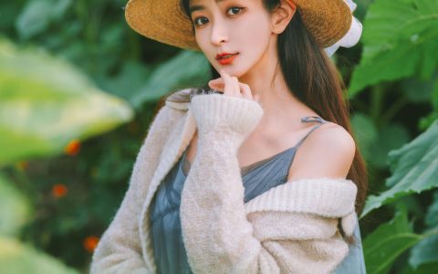 向日葵少女 小清新 养眼 向日葵 少女&YiTuYu艺图语