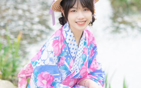 春日花和服 春天 日系 花 养眼 小清新&YiTuYu艺图语