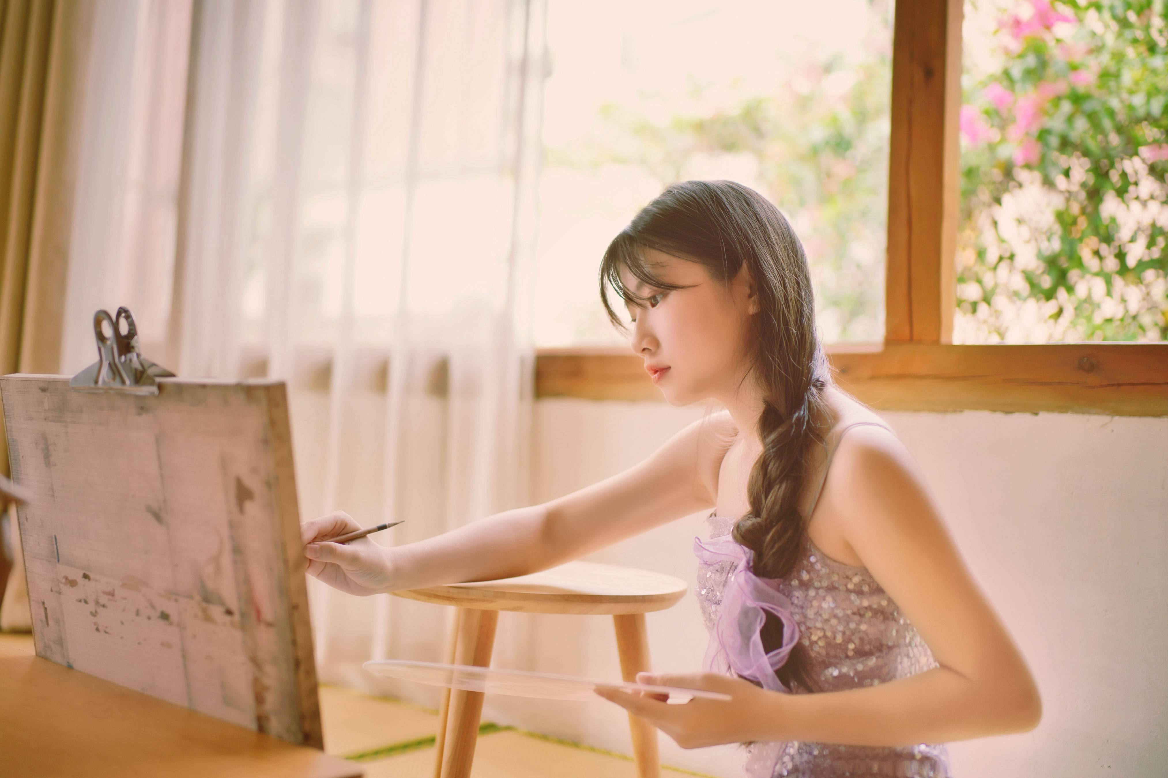 十七岁少女的画室 少女 写真集&YiTuYu艺图语-3