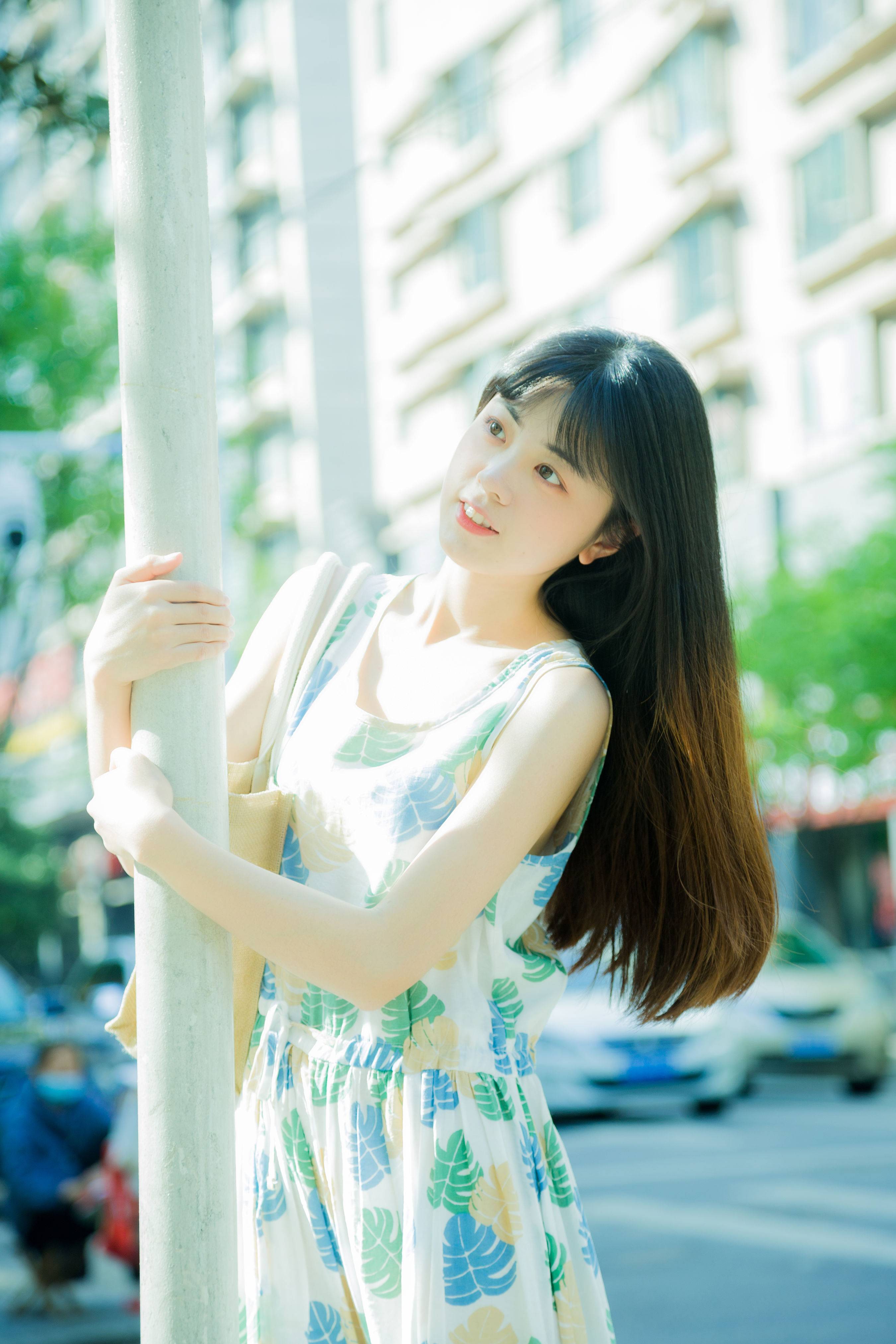 太阳可以是蓝色的吗 街拍 治愈系 精美 女生 小清新 青春 养眼 日系 写真集&YiTuYu艺图语-3