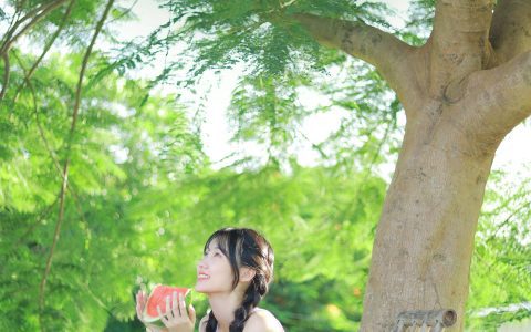 清爽夏日 小清新 夏天 西瓜少女 写真集&YiTuYu艺图语