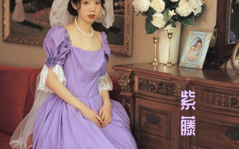 紫藤 复古 人像 婚纱 新娘&YiTuYu艺图语