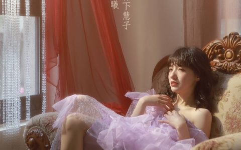 紫色 宅男女神 人像 情绪摄影 少女&YiTuYu艺图语