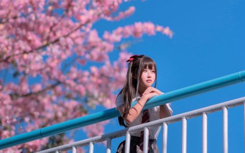 异木棉花 JK 校花 女生 美丽 养眼 日系 花&YiTuYu艺图语