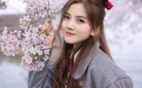 樱花少女 樱花 写真集 少女 春天&YiTuYu艺图语