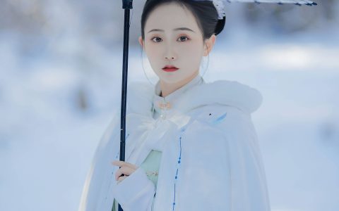 寒酥 唯美 意境 中国风 漂亮 艺术 优美 仙气 古风 雪景 秋天 小仙女&YiTuYu艺图语
