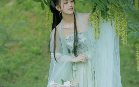 江南有你美如画 小清新 古风 江南 小仙女 绿色&YiTuYu艺图语