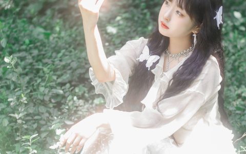 逆光而来 小清新 漂亮 养眼 女神 写真集 少女 树林 仙气&YiTuYu艺图语