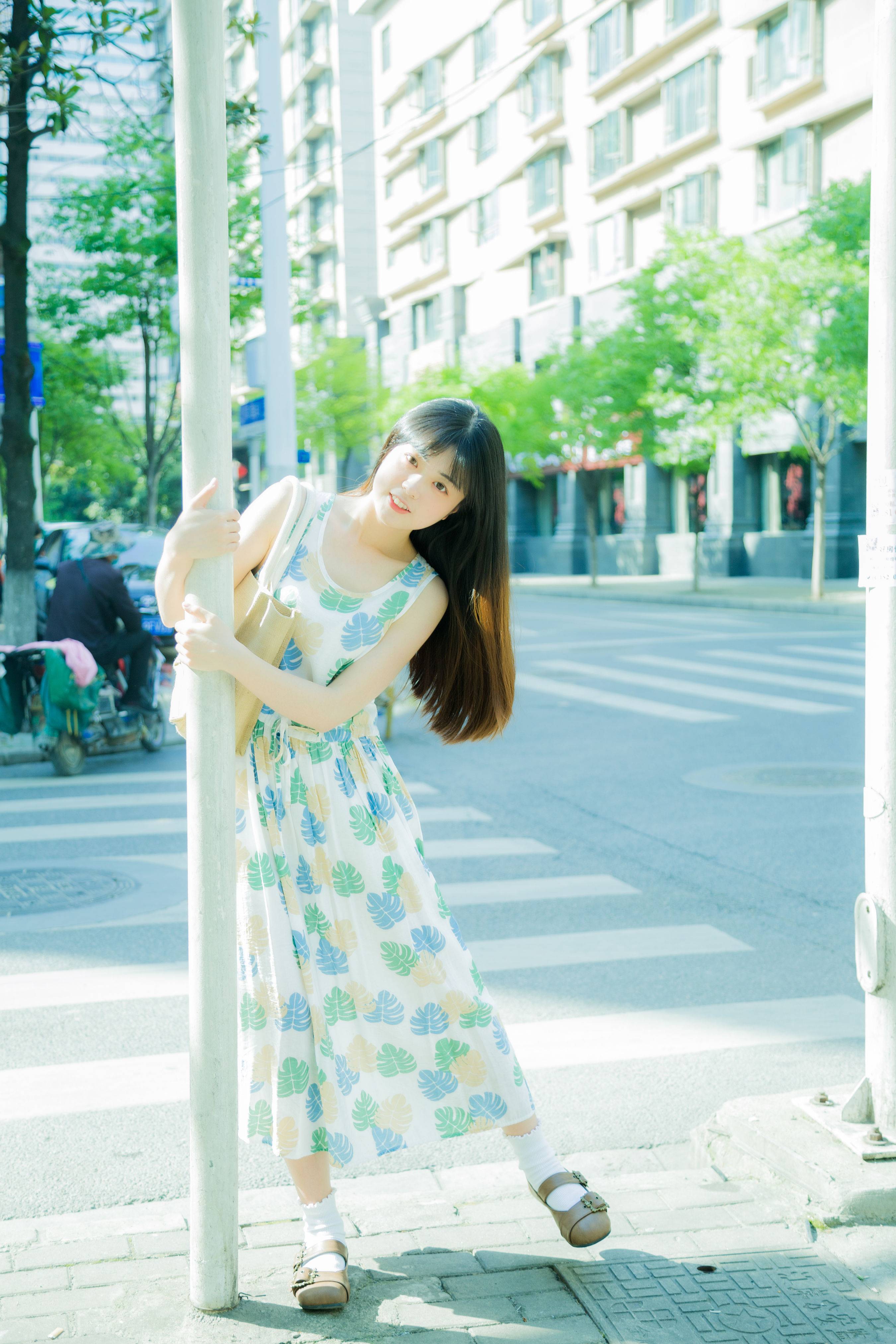 太阳可以是蓝色的吗 街拍 治愈系 精美 女生 小清新 青春 养眼 日系 写真集&YiTuYu艺图语-4