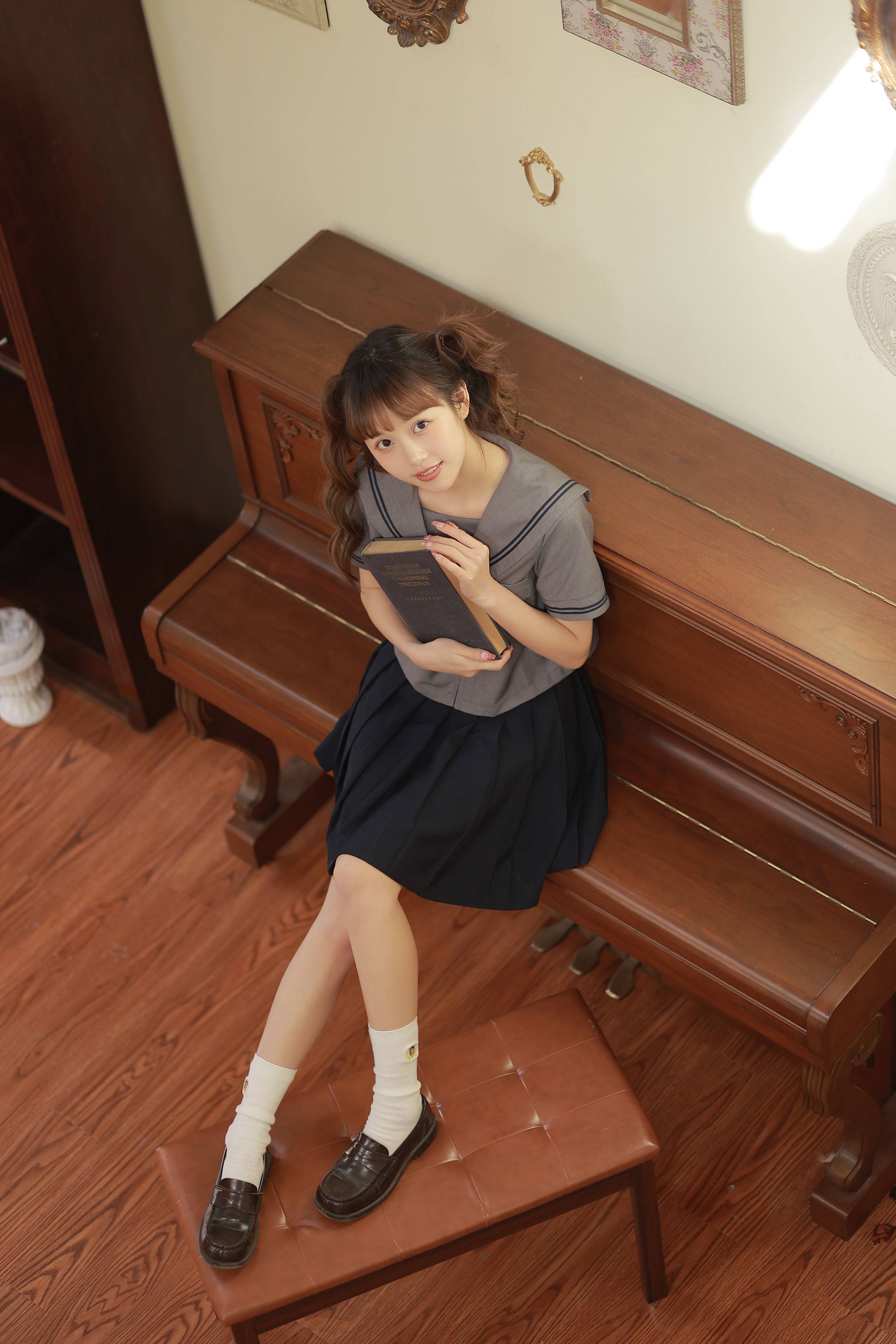 黑白琴键 女生 写真集&YiTuYu艺图语-4