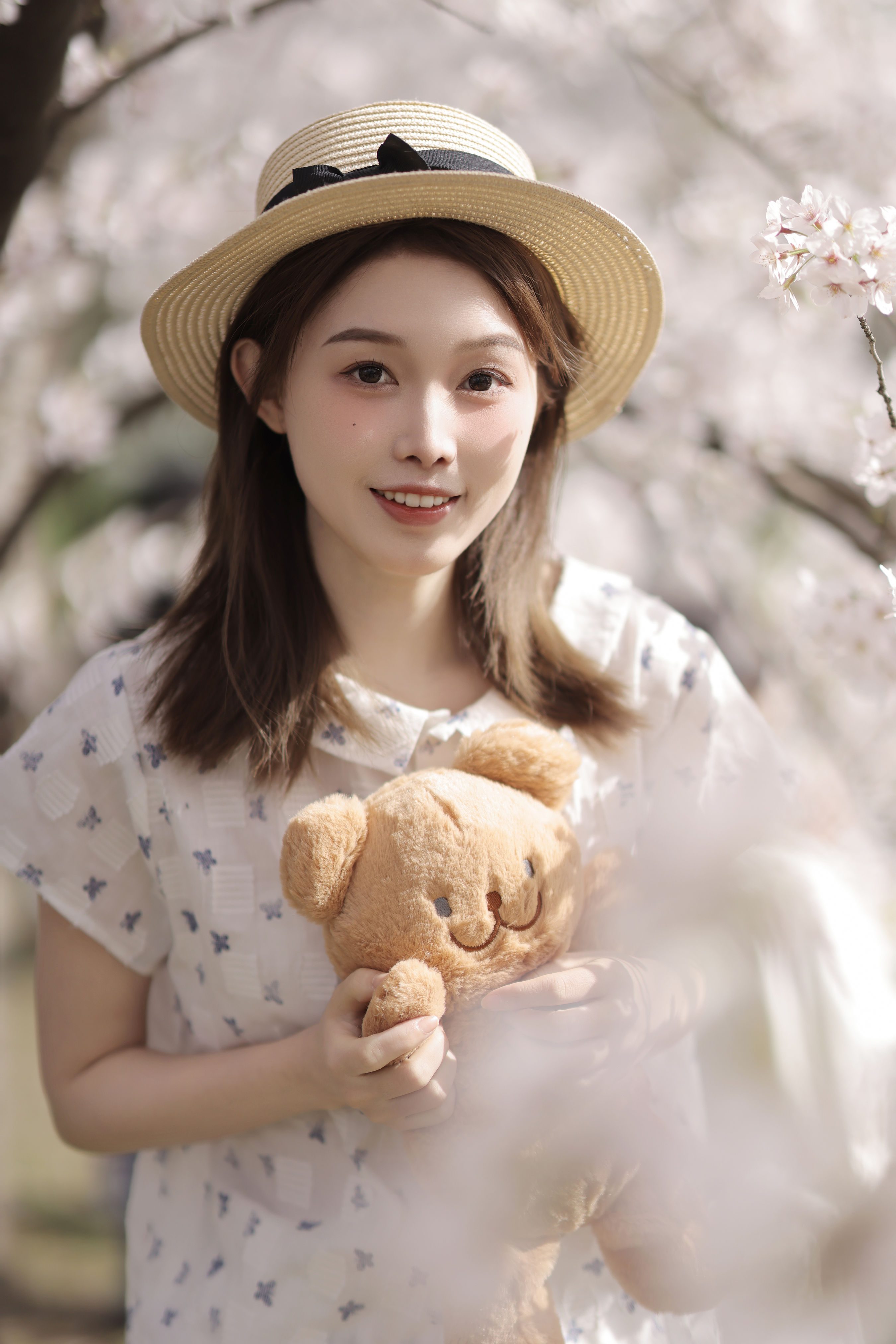 探一场春天 清纯 模特 美女 樱花 春天