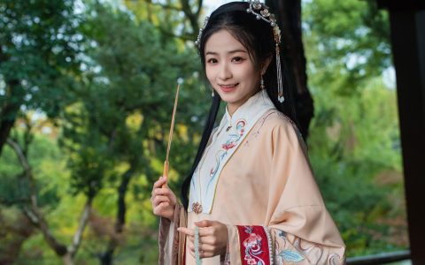 汉服游园 汉服 模特 美人 古装 写真 少女&YiTuYu艺图语