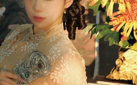 锁清秋 旗袍摄影 古装 清冷美人 写真模特&YiTuYu艺图语