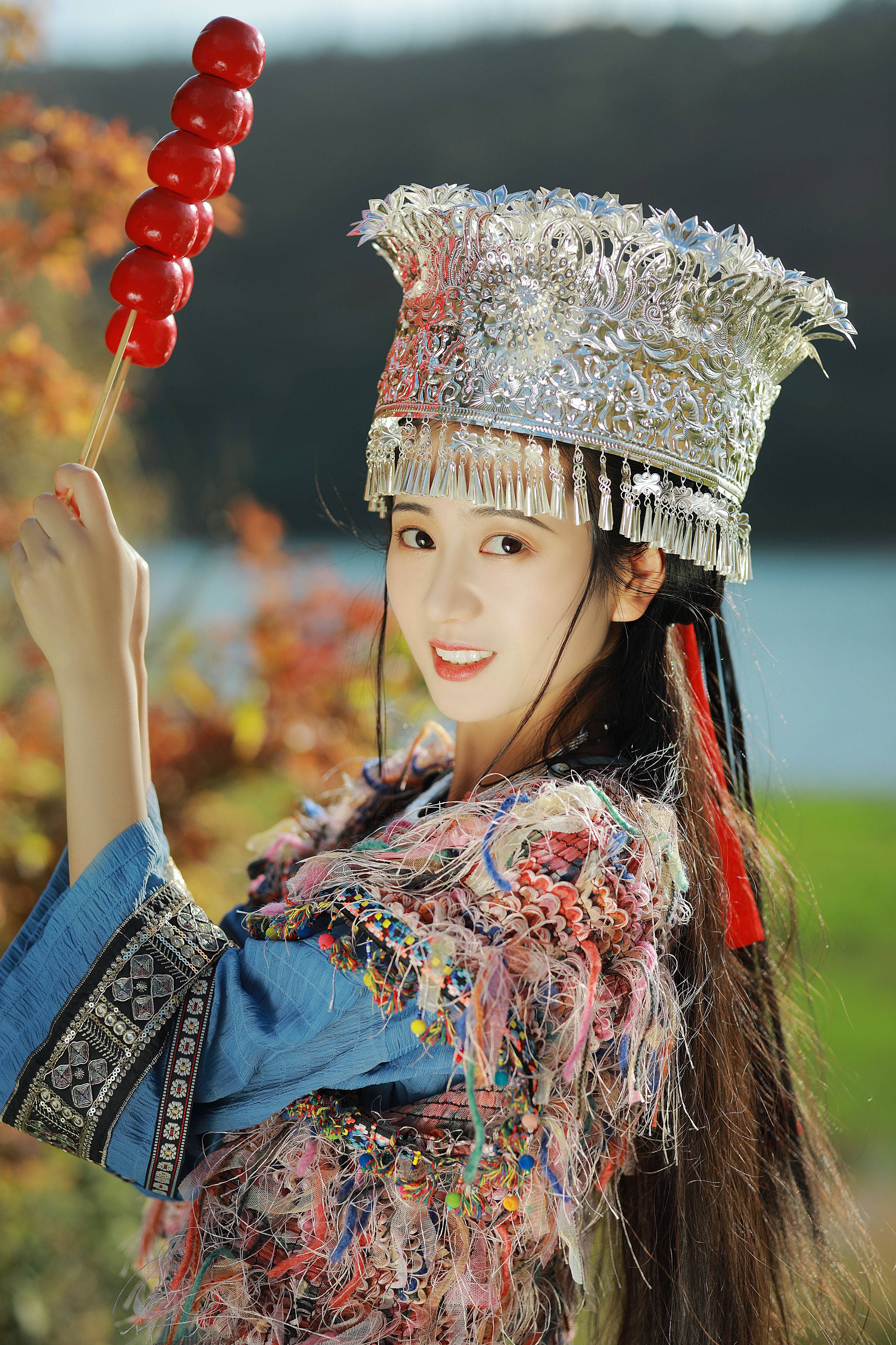 盈盈秋水 小清新 优美 古装 民族风 少女&YiTuYu艺图语-4