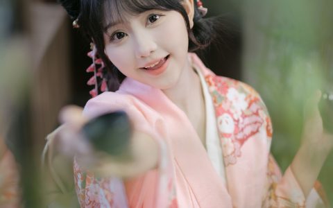 樱 日系 和服 樱花 妹子 可爱 模特&YiTuYu艺图语