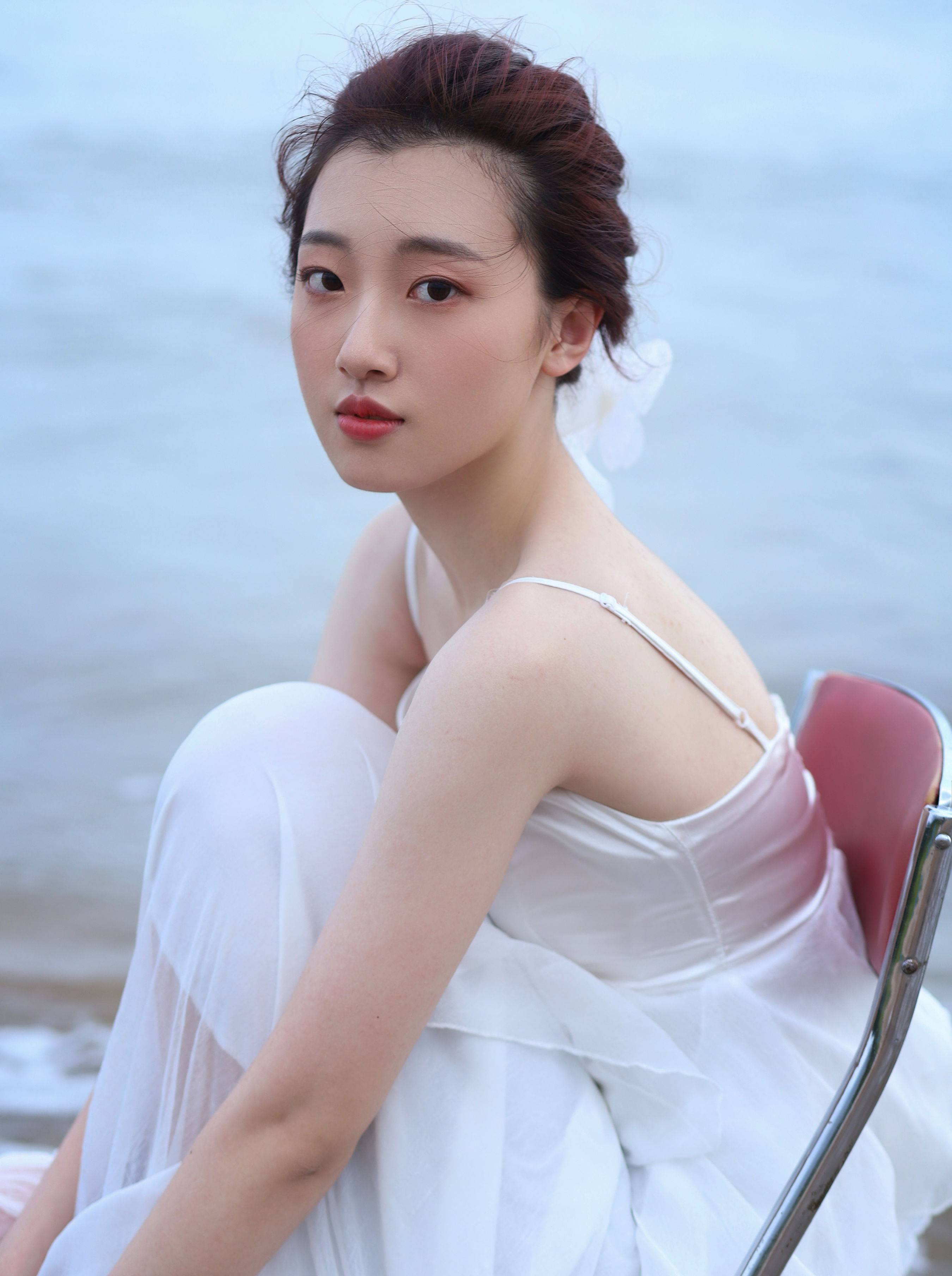 吹海边的风 漂亮 优美 人像 摄影作品&YiTuYu艺图语-3
