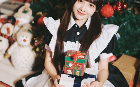 圣诞女仆 可爱 美少女 节日 圣诞节 写真&YiTuYu艺图语