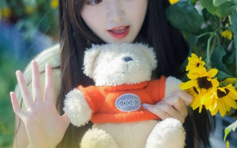 小熊和洋娃娃 小清新 青春 文艺 向日葵 写真集 女生&YiTuYu艺图语