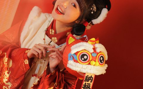 福起新岁 节日 新年 红色 可爱 中国风 古装&YiTuYu艺图语