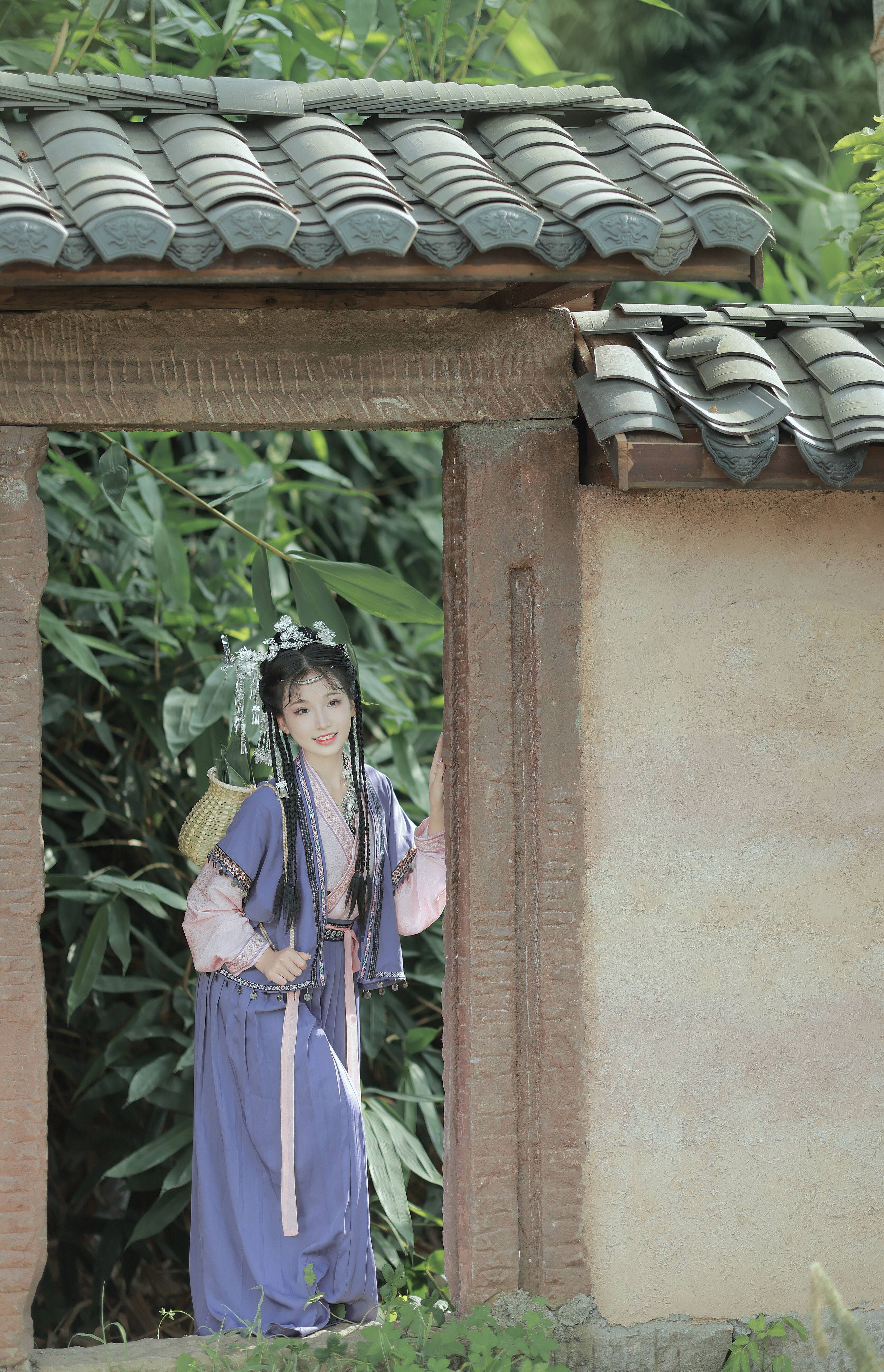 苗疆少女 小清新 民族风 少女 写真集&YiTuYu艺图语-5