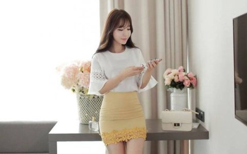美女尤物包臀裙高跟鞋美腿翘臀私人拍摄 极品美女私密写真图片&YiTuYu艺图语
