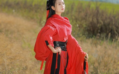 叹醒世客,梦中身 精美 古风 武侠 女侠 古风红衣女子&YiTuYu艺图语