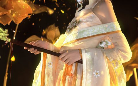 财神座下兔子仙官 美图 中国风 仙气 古典 艺术 个性&YiTuYu艺图语