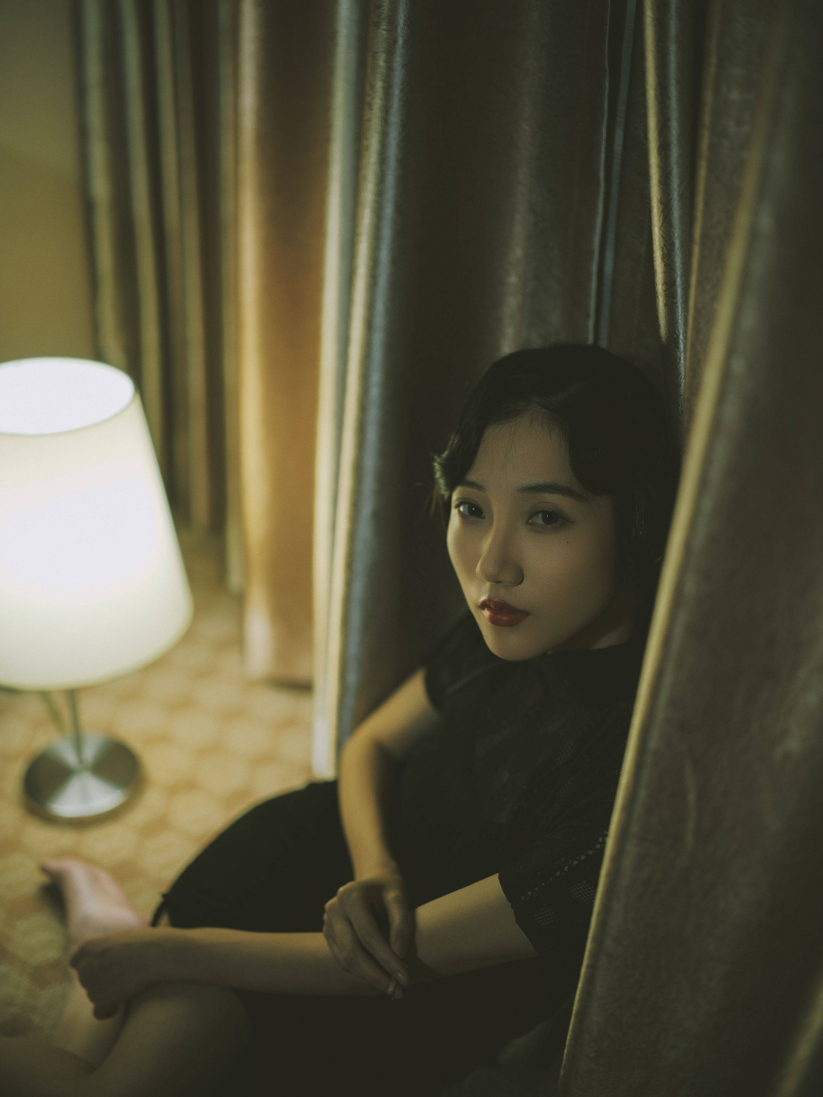 留声机 思念 复古 伤感 古典 光影 惊艳 旗袍&YiTuYu艺图语-1