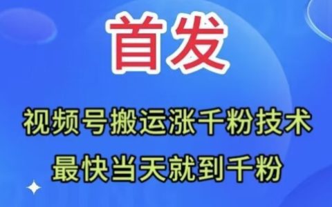 视频号千粉打法揭秘,开通橱窗、涨粉快速上手