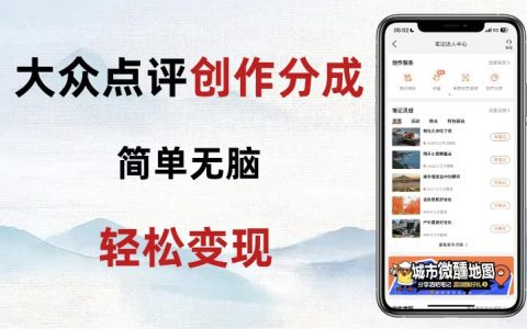 大众点评羊毛揭秘，零成本新玩法，新手也能轻松每日入袋300+